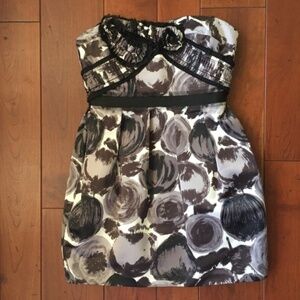 SALE!BCBGMAXAZRIA Strapless Mini Cocktail Dress 4P